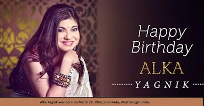 Alka Yagnik was born on March 20, 1966, in Kolkata, West Bengal, India. NNT