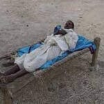 Had to sleep outside the house in summer