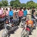 Three accused 13 motorcycles worth