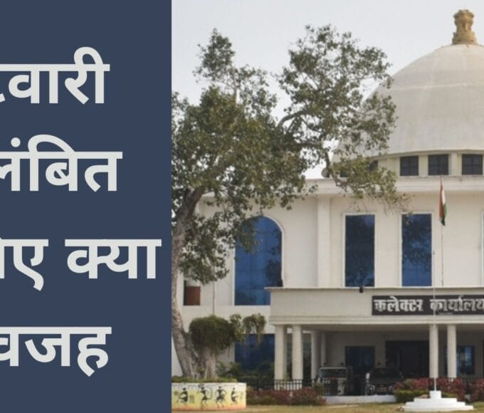 पटवारी निलंबित जानिए क्या है वजह