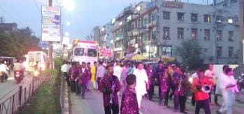 Rewa : साईं बाबा के भक्तों ने अपने गुरु को एक अलग ही अंदाज में याद किया