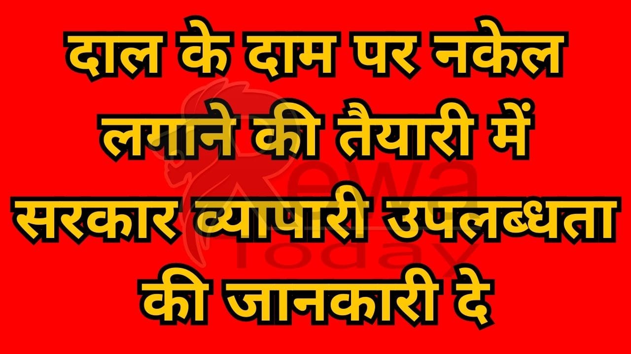 दाल के दाम पर नकेल लगाने की तैयारी में सरकार व्यापारी उपलब्धता की जानकारी दे