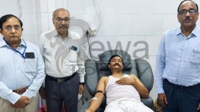 Rewa Today : जिला चिकित्सालय में 69 लोगों ने किया रक्तदान