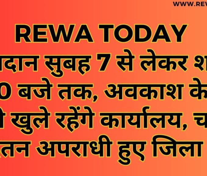 मतदान सुबह 7 से लेकर शाम 6:00 बजे तक, अवकाश के दिन भी खुले रहेंगे कार्यालय, चार आदतन अपराधी हुए जिला बदर