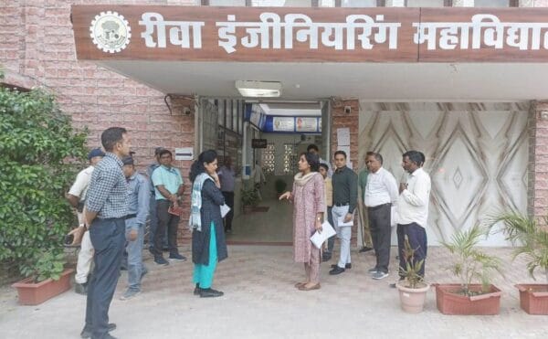 District Election Officer inspected the voting material distribution site