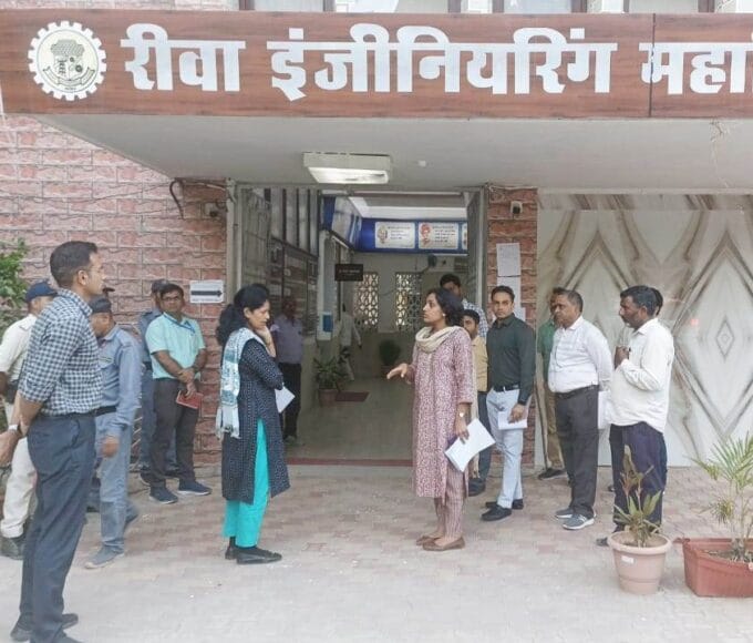 District Election Officer inspected the voting material distribution site