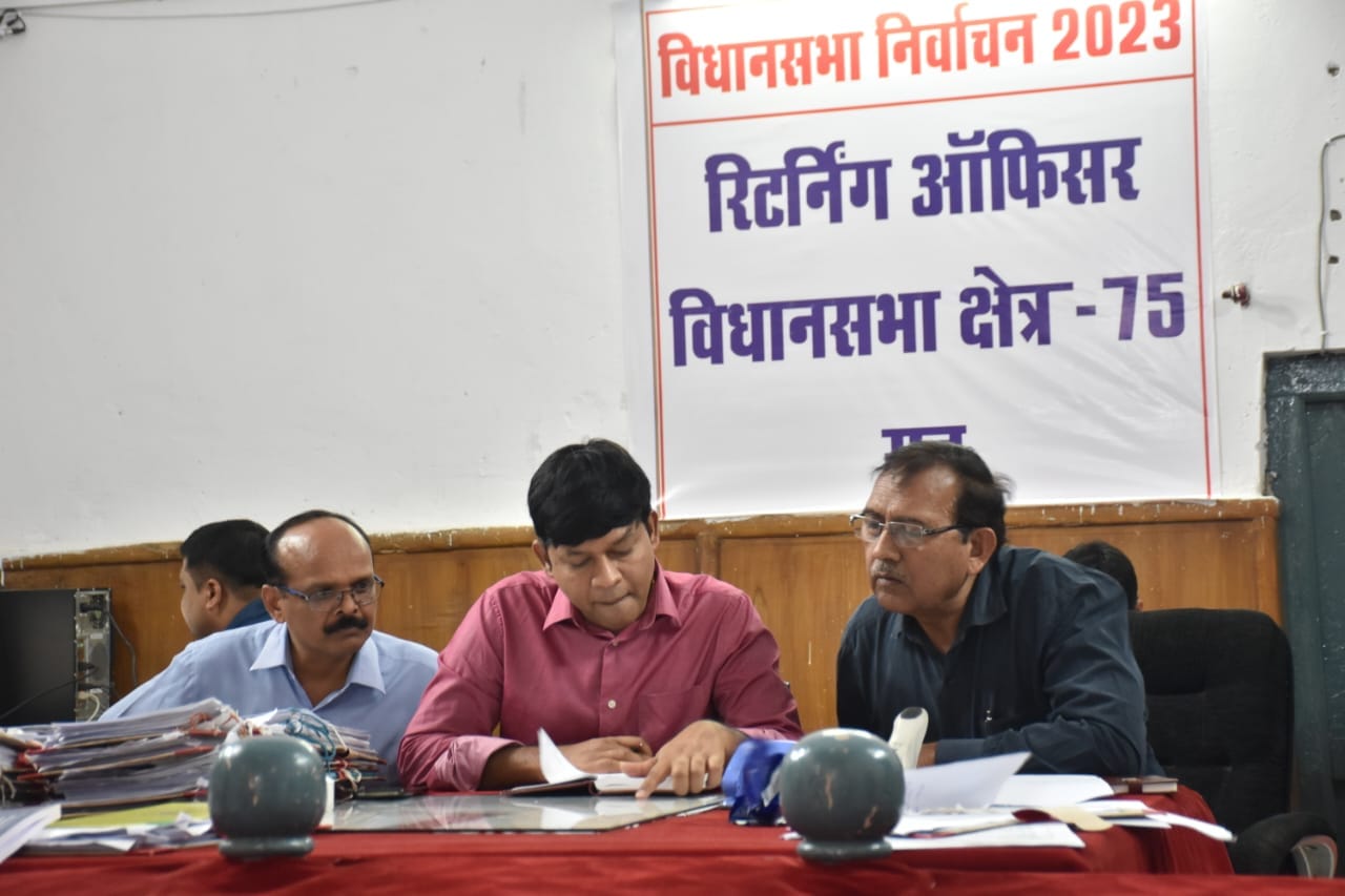 After scrutiny in Gudh assembly constituency, nominations of 21 candidates were found valid.