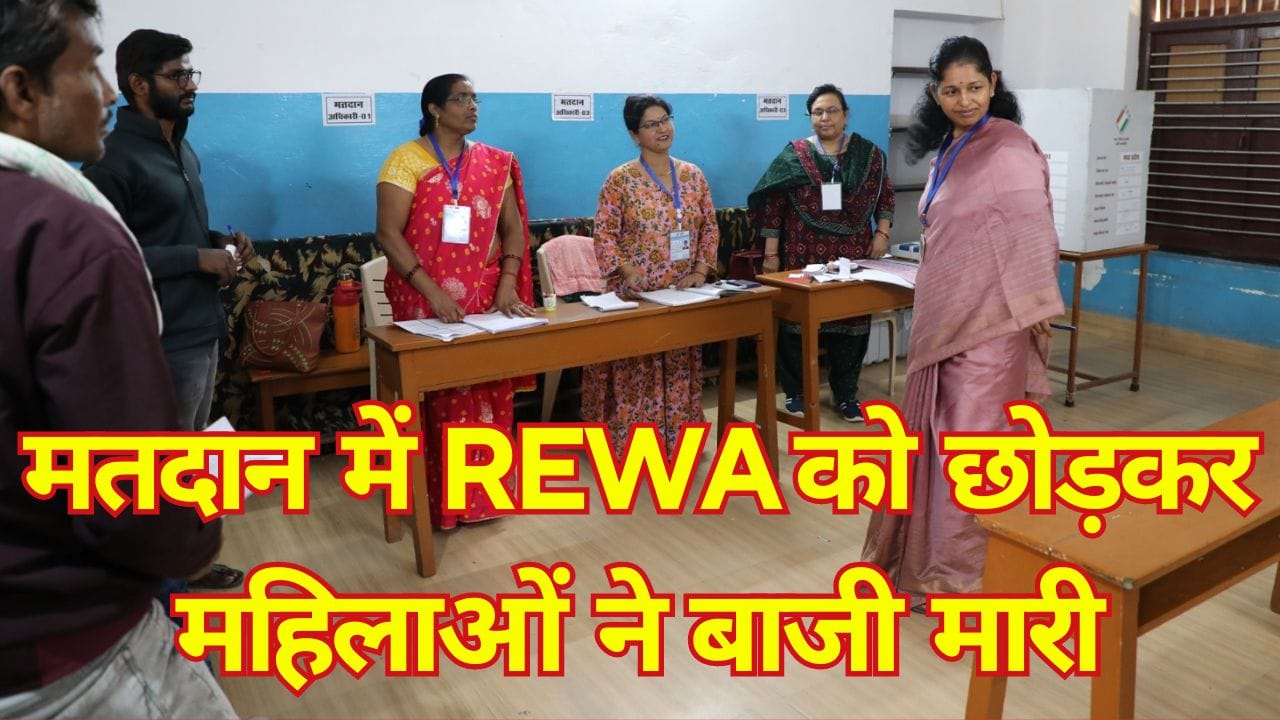 MP Election: Women except Rewa won the voting.