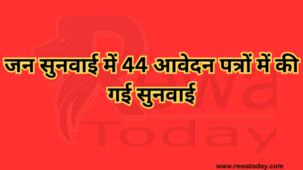 जन सुनवाई में 44 आवेदन पत्रों में की गई सुनवाई