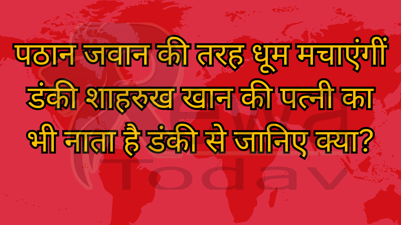 पठान जवान की तरह धूम मचाएंगीं डंकी शाहरुख खान की पत्नी का भी नाता है डंकी से जानिए क्या