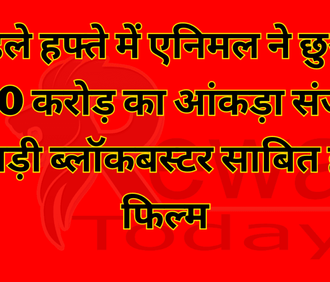 पहले हफ्ते में एनिमल ने छुआ 500 करोड़ का आंकड़ा संजू से भी बड़ी ब्लॉकबस्टर साबित होगी फिल्म