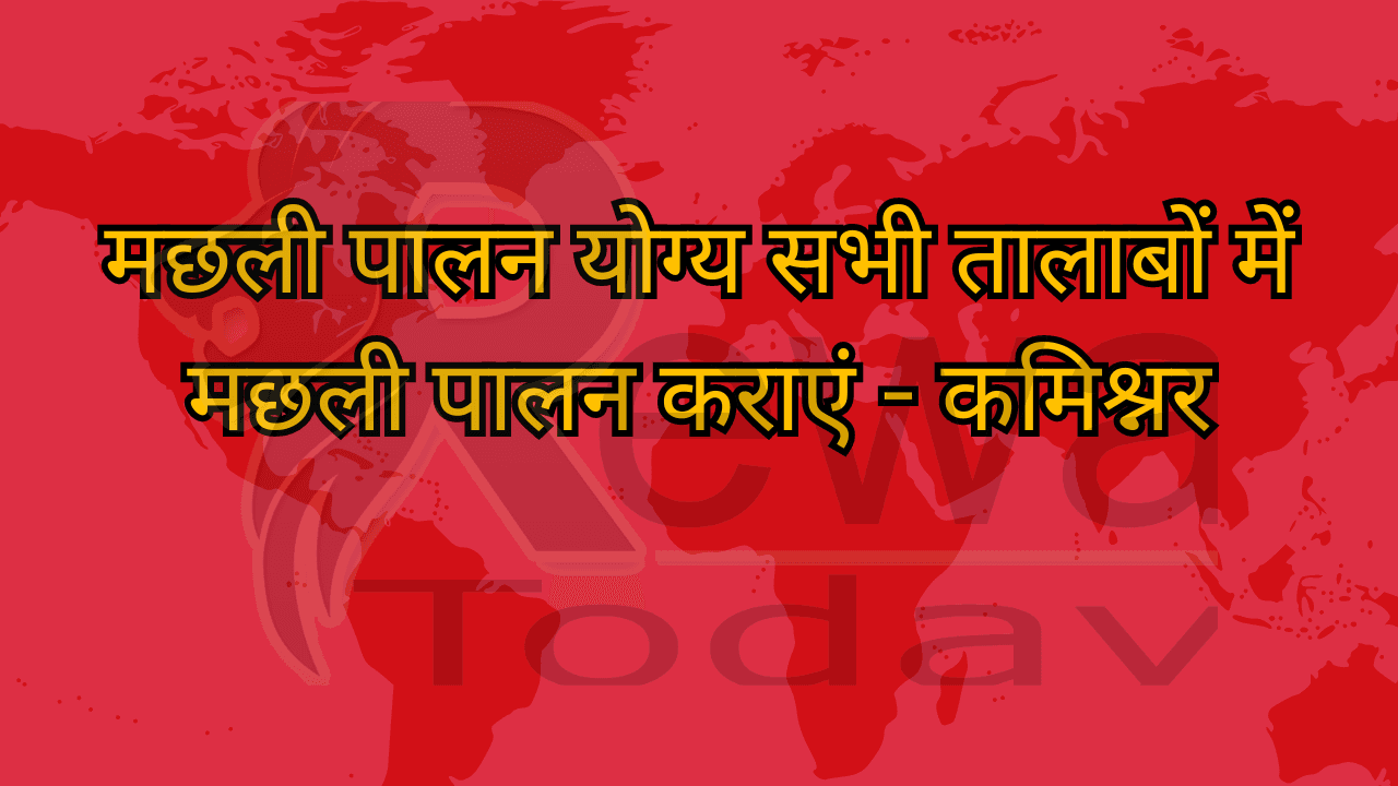 मछली पालन योग्य सभी तालाबों में मछली पालन कराएं - कमिश्नर