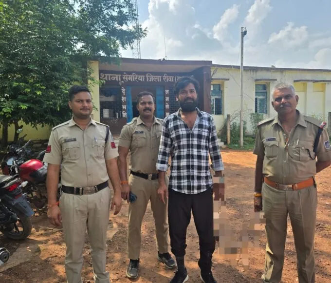 Murder convict came out on parole, arrested with pistol and intoxicating syrup