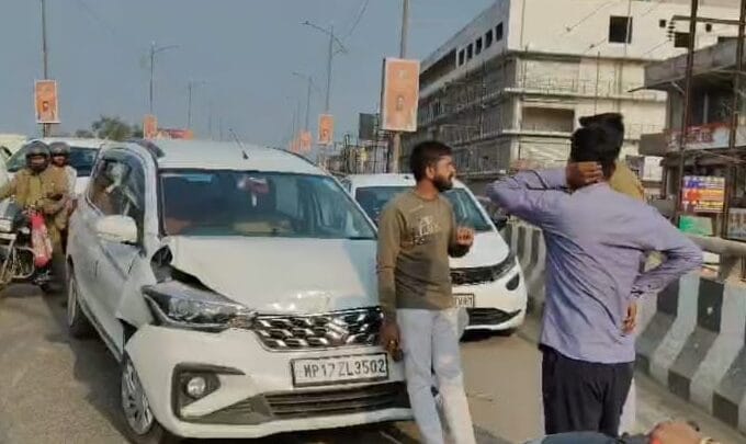 drunken youth's rampage