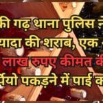 रीवा की गढ़ थाना पुलिस ने 1 लाख से ज्यादा की शराब, एक आरोपी 10 लाख रुपए कीमत की एक स्कॉर्पियो पकड़ने में पाई कामयाबी