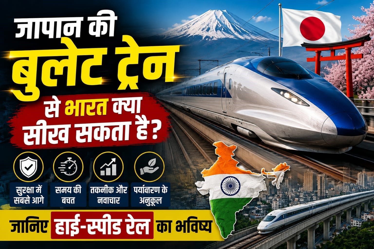जापान की बुलेट ट्रेन से भारत क्या सीख सकता है? जानिए हाई-स्पीड रेल का भविष्य