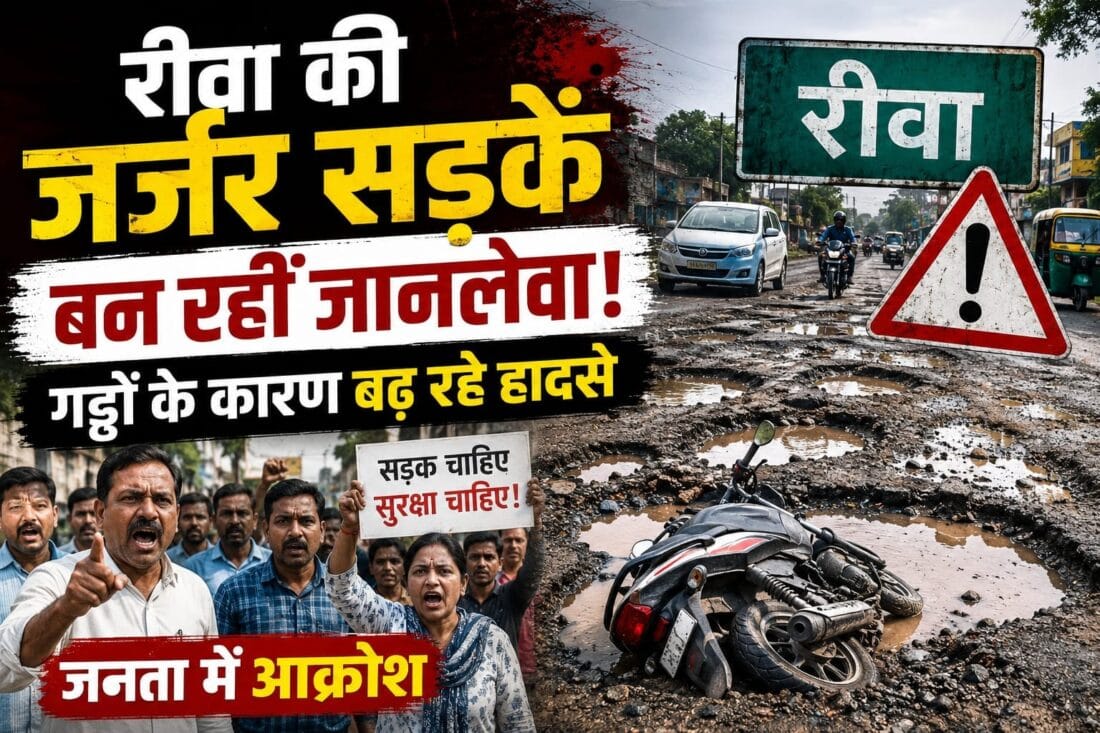 jarjar sadak ke karan ho rahe hadse