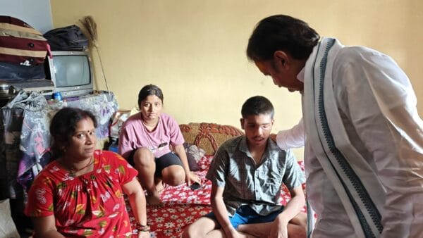 उप मुख्यमंत्री ने सड़क दुर्घटना में घायल नैतिक की कुशलता ली