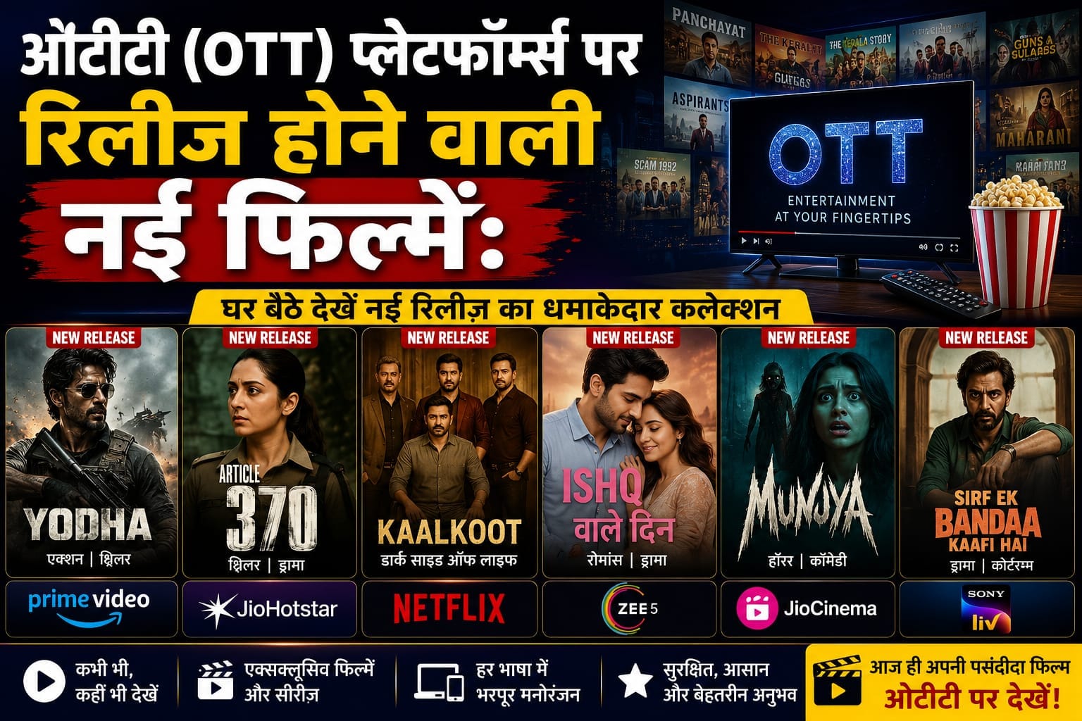New movies releasing on OTT platforms: