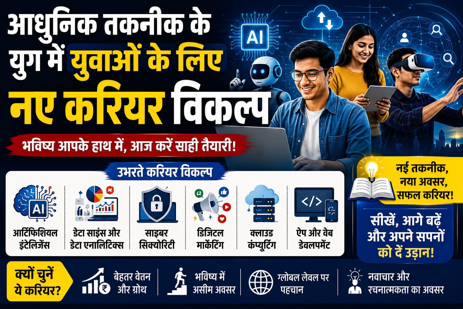 हेल्थकेयर, बैंकिंग, शिक्षा और ई-कॉमर्स सहित कई क्षेत्रों में AI आधारित