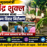 Deputy CM Rajendra Shukla visited the Basaman Mama Bovine Wildlife Sanctuary and took stock of the waterlogging situation.